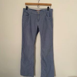 Vintage Y2K Old Navy Velvet Bootcut Jeans Womens Size 10 Blue Low Rise